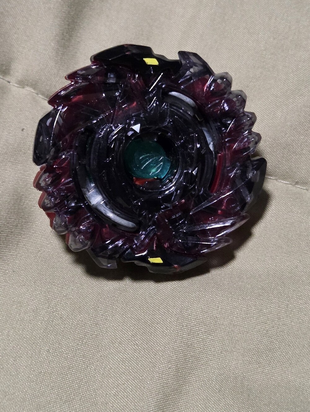 Beyblade Burst Battle Top Red Black Clear & Teal Spinning Top Toy